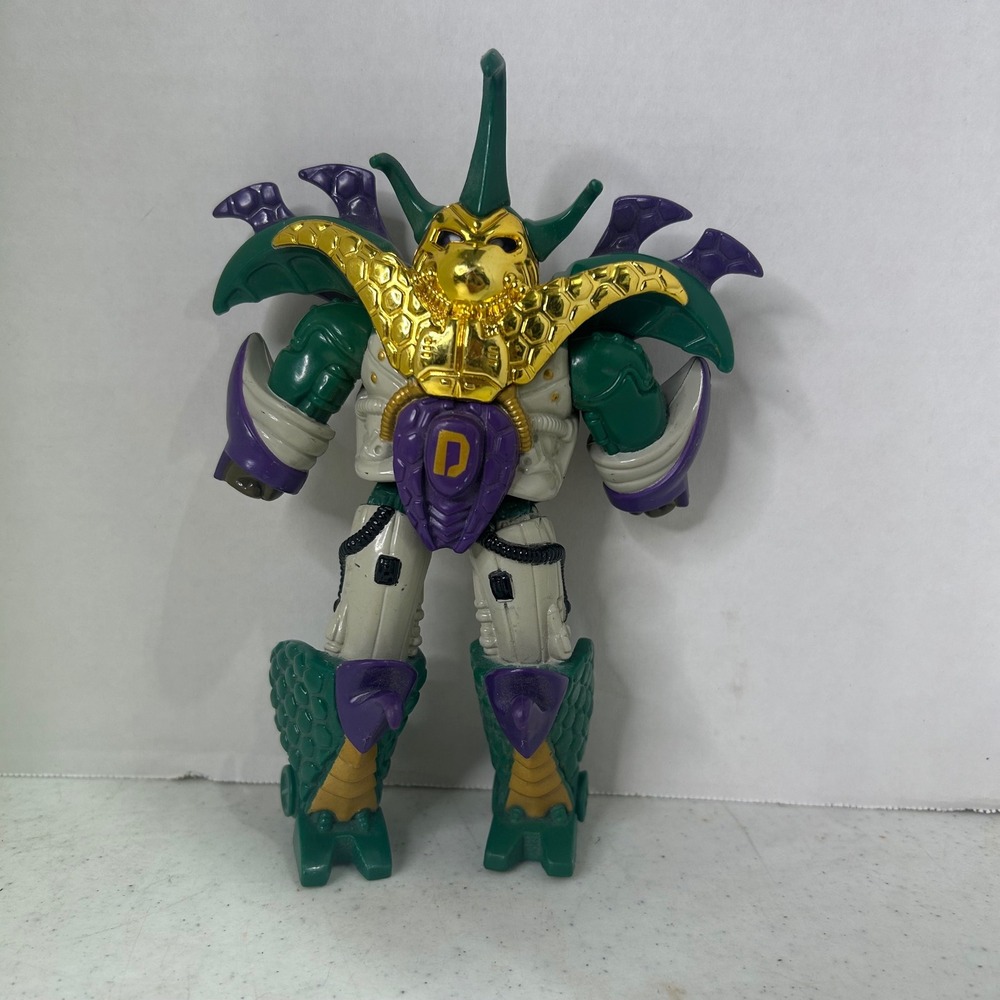 Vintage 1996 TMNT Super Mutant Donatello Action Figure Playmates Toys Green Gold